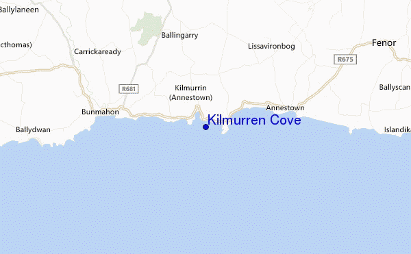 carte de localisation de Kilmurren Cove