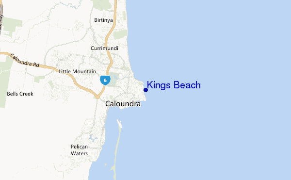 carte de localisation de Kings Beach