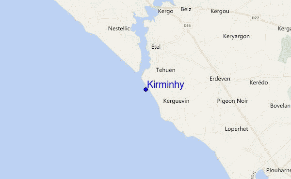 carte de localisation de Kirminhy