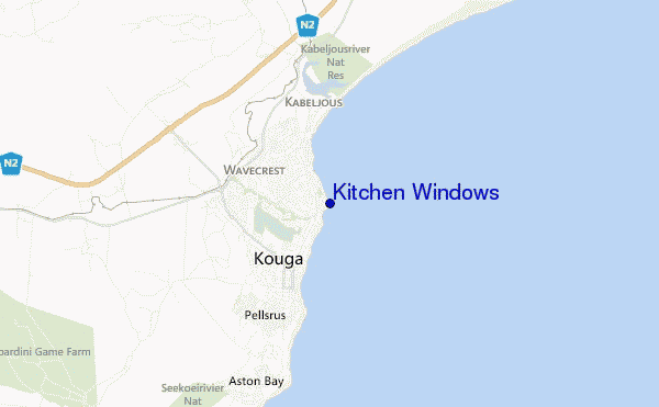 carte de localisation de Kitchen Windows