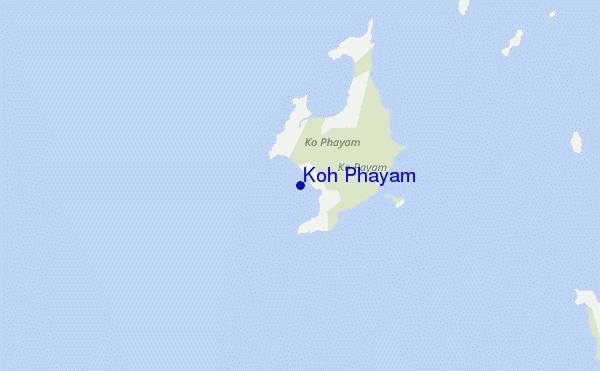carte de localisation de Koh Phayam