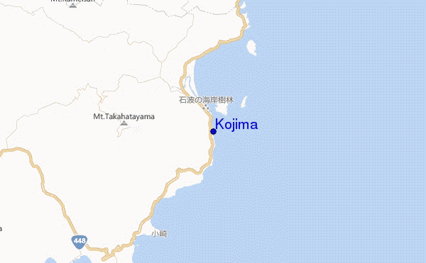 carte de localisation de Kojima