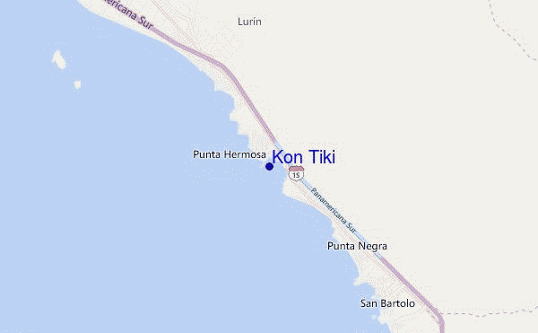 carte de localisation de Kon Tiki