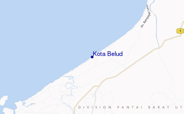 carte de localisation de Kota Belud