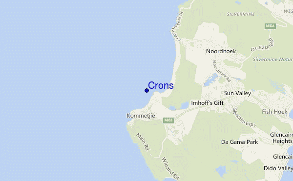 carte de localisation de Crons