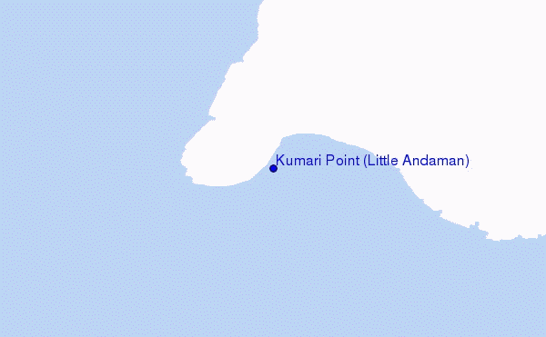 carte de localisation de Kumari Point (Little Andaman)