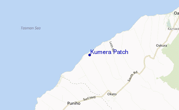 carte de localisation de Kumera Patch