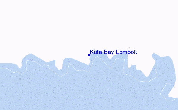 carte de localisation de Kuta Bay-Lombok