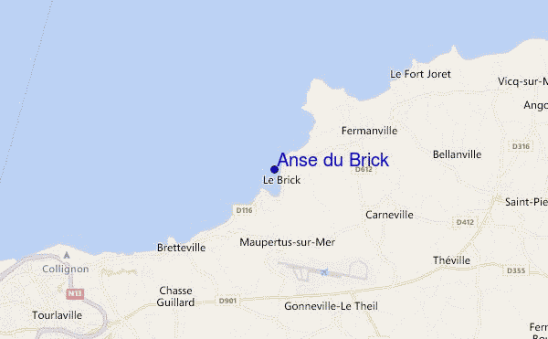 carte de localisation de Anse du Brick