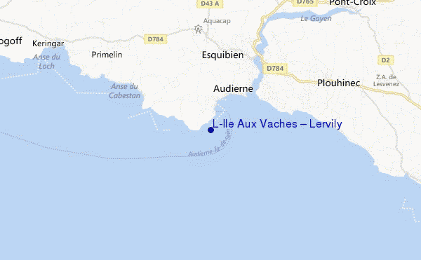 carte de localisation de L'Ile Aux Vaches – Lervily