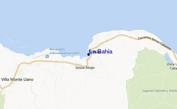 carte de localisation de La Bahia