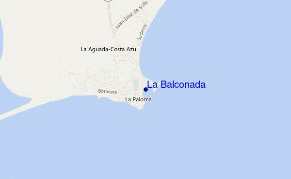 carte de localisation de La Balconada