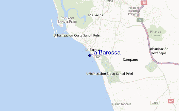 carte de localisation de La Barossa