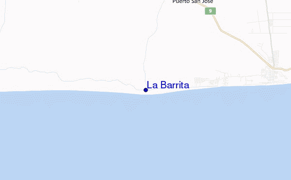 carte de localisation de La Barrita