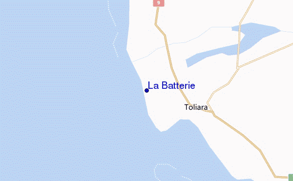 carte de localisation de La Batterie