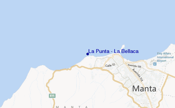 carte de localisation de La Punta - La Bellaca