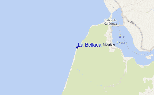 carte de localisation de La Bellaca
