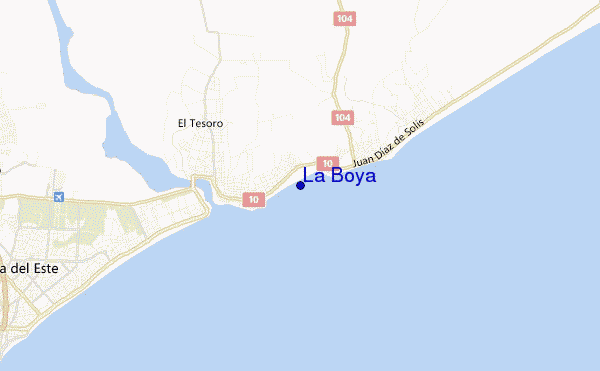 carte de localisation de La Boya