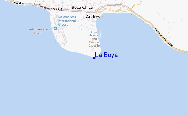 carte de localisation de La Boya