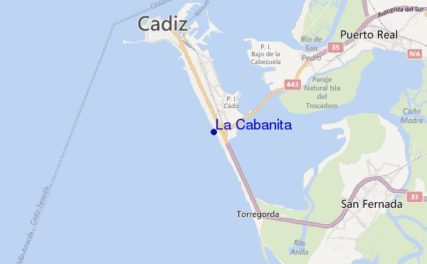 carte de localisation de La Cabanita