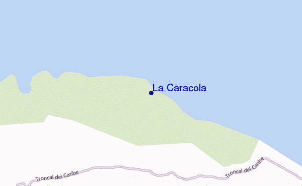 carte de localisation de La Caracola