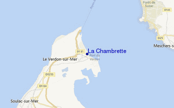 carte de localisation de La Chambrette