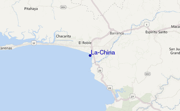 carte de localisation de La-China