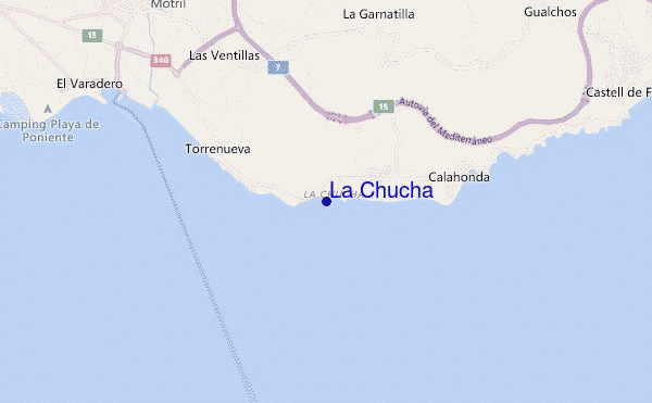 carte de localisation de La Chucha