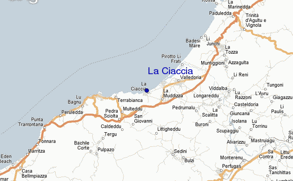 carte de localisation de La Ciaccia