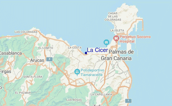carte de localisation de La Cicer