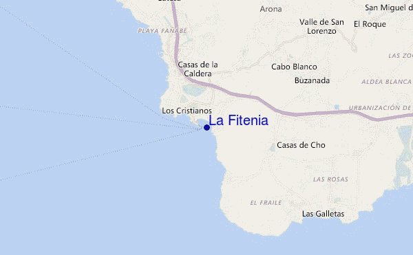 carte de localisation de La Fitenia