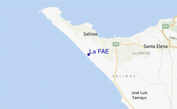 carte de localisation de La FAE