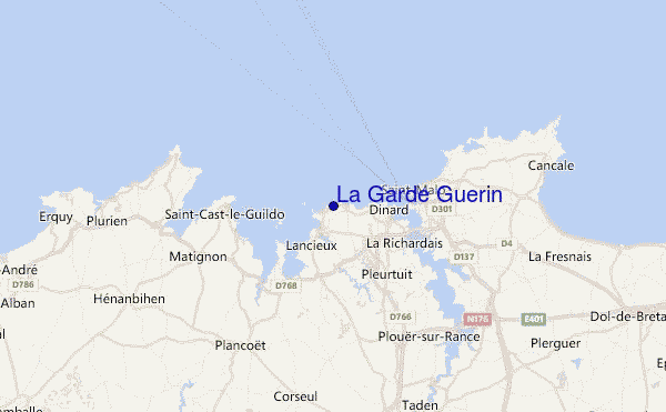 La Garde Guerin Location Map