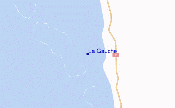 carte de localisation de La Gauche