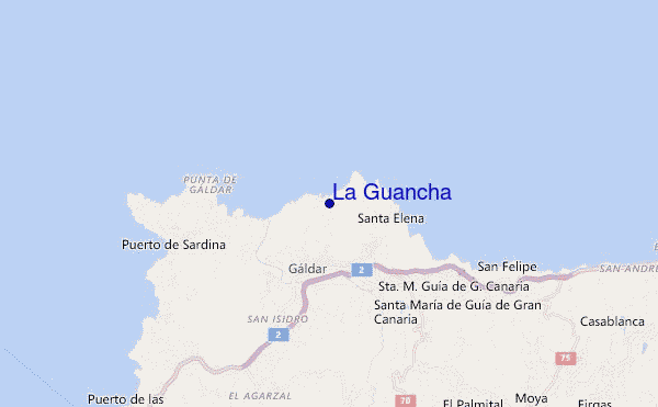 carte de localisation de La Guancha