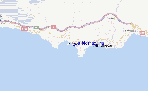 carte de localisation de La Herradura