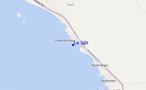 carte de localisation de La Isla