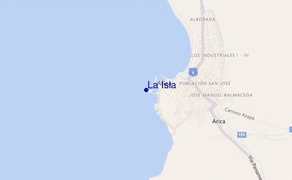 carte de localisation de La Isla
