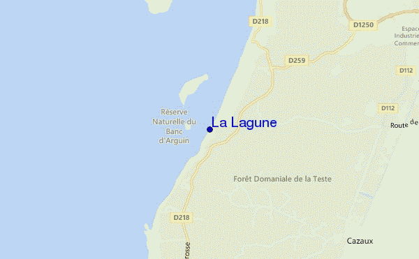 carte de localisation de La Lagune