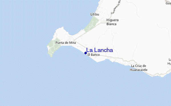 carte de localisation de La Lancha