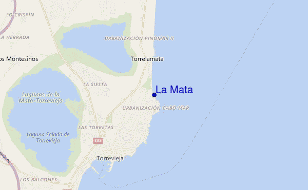 carte de localisation de La Mata