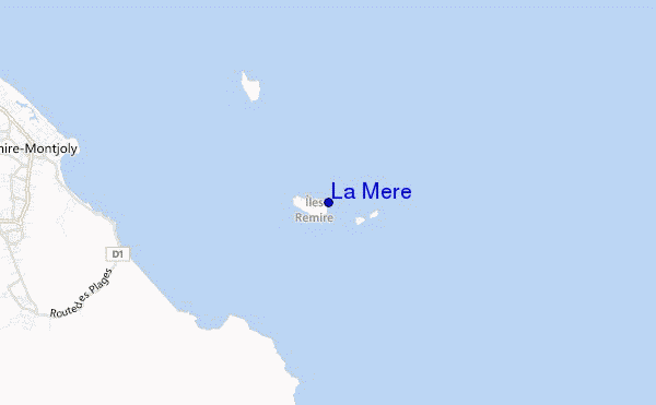 carte de localisation de La Mère