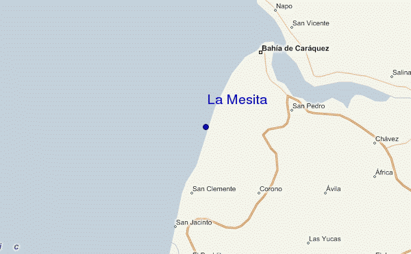 carte de localisation de La Mesita
