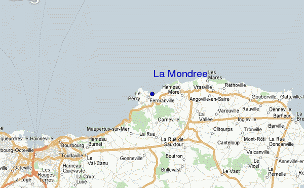 carte de localisation de La Mondree