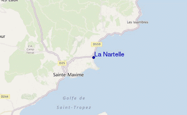 carte de localisation de La Nartelle