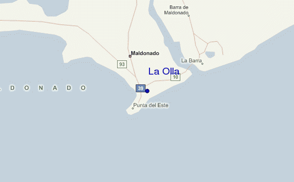 carte de localisation de La Olla