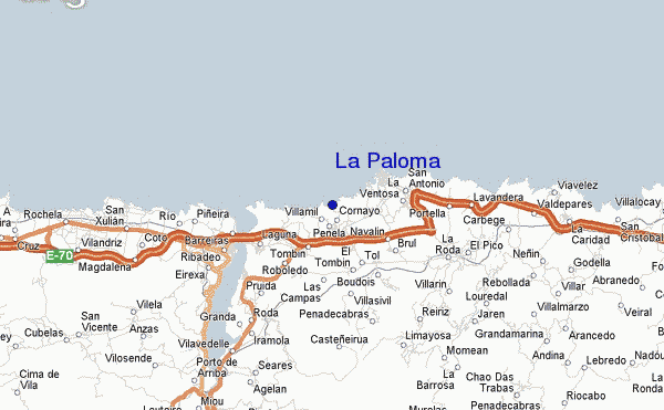 carte de localisation de La Paloma