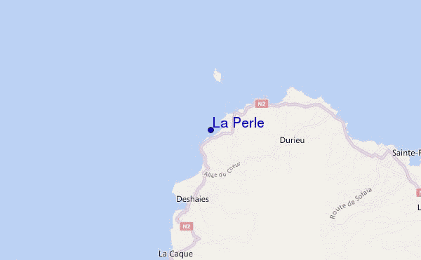 carte de localisation de La Perle