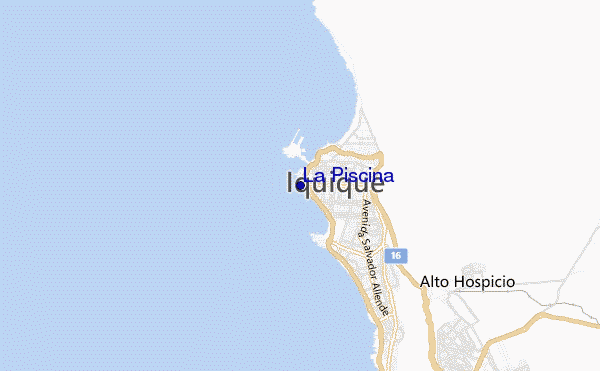 carte de localisation de La Piscina