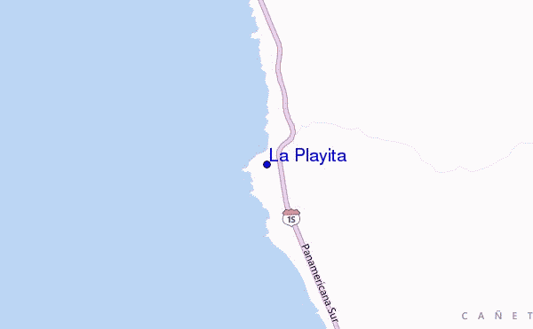 carte de localisation de La Playita